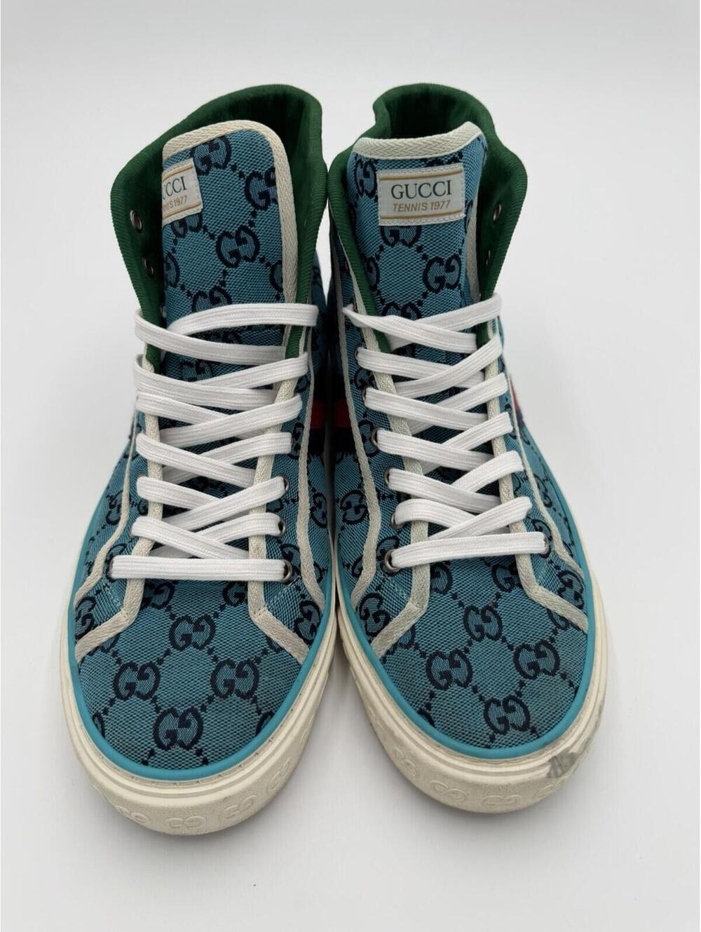 Size 10 - Gucci Tennis 1977 High Denim - Picture 2 of 6